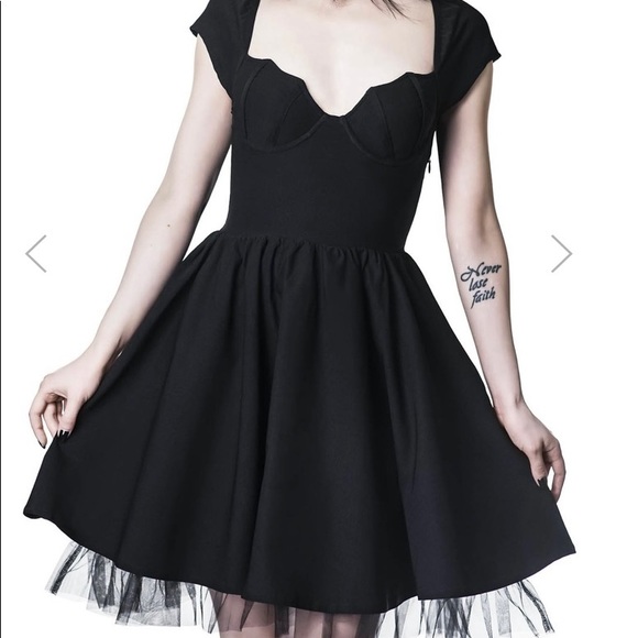 Killstar Good Ghoul Party Dress Xxl 